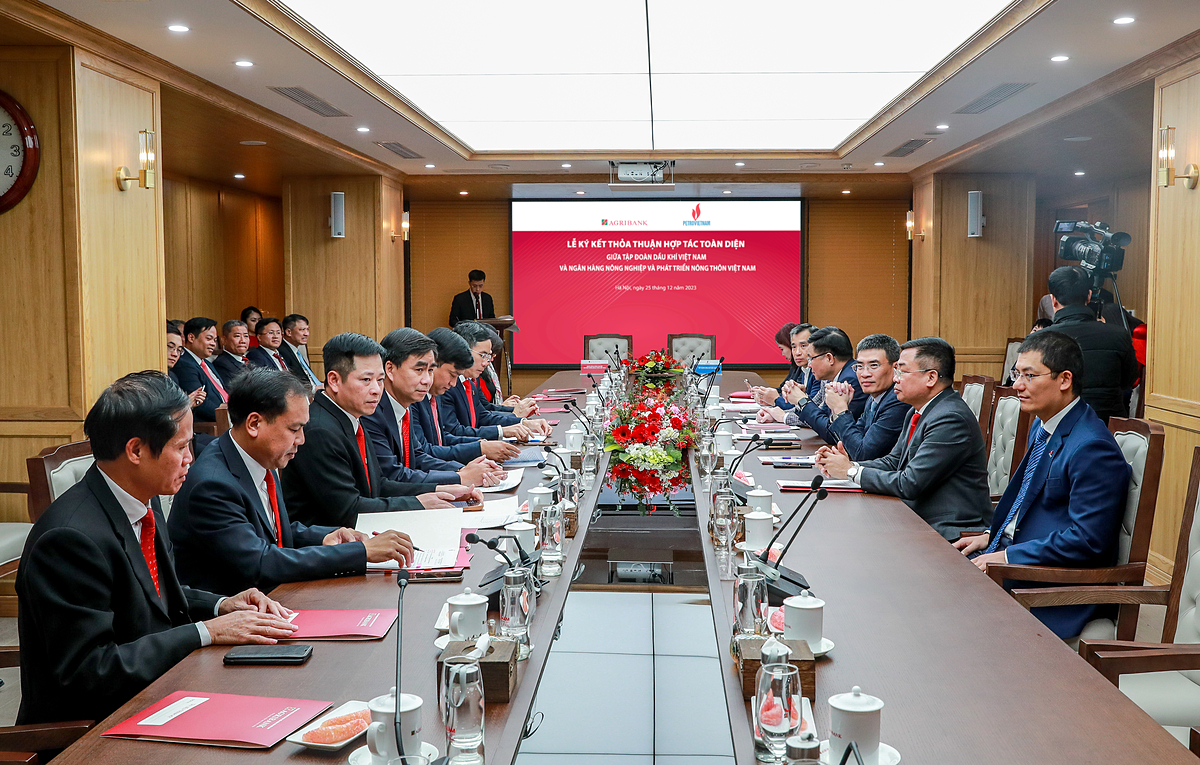 Agribank và Tập đoàn Dầu khí Việt Nam ký kết thỏa thuận hợp tác toàn diện