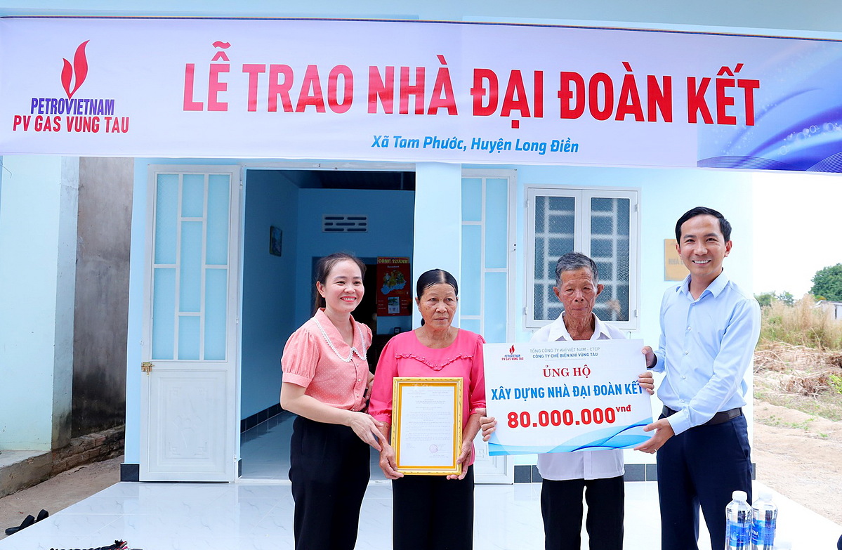 Công ty Chế biến khí Vũng Tàu thực hiện các hoạt động an sinh xã hội trước thềm năm mới 2024