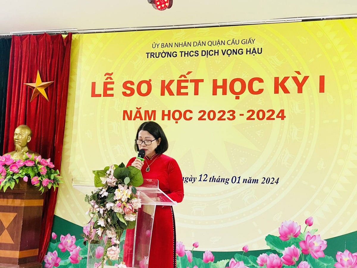 Trường THCS Dịch Vọng Hậu (Quận Cầu Giấy, Hà Nội): Dạy bằng trái tim, học bằng khát vọng, nền tảng bằng đạo đức