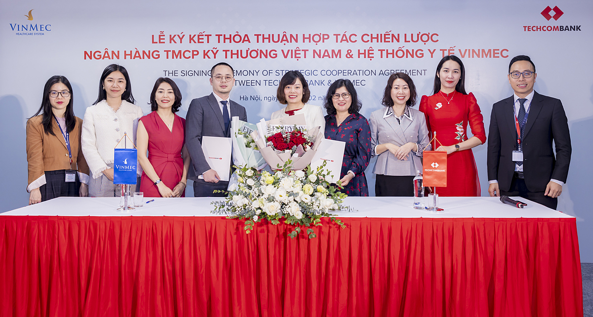Techcombank và Vinmec hợp tác chiến lược tối ưu hóa lợi ích khách hàng