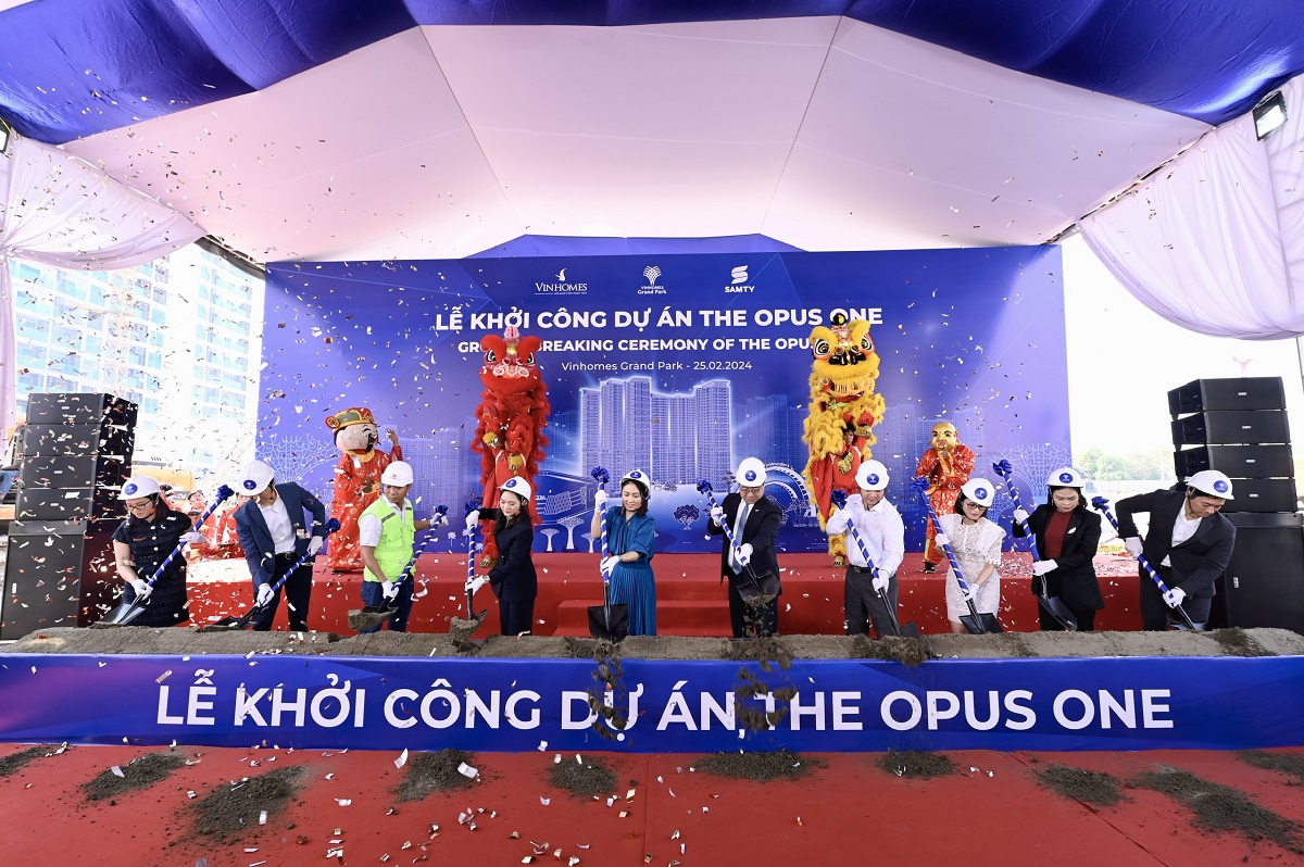 Chính thức khởi công dự án The Opus One tại Vinhomes Grand Park