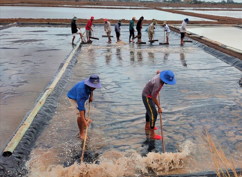Diêm dân yên tâm sản xuất nhờ những sáng tạo trong làm muối