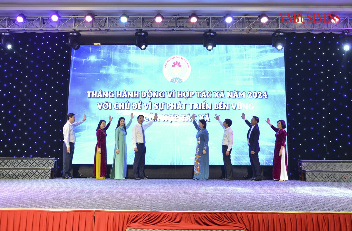 Tiếng 'pháo lệnh' chính thức mở màn Tháng hành động vì Hợp tác xã năm 2024