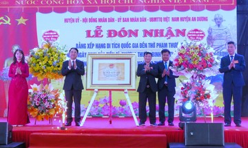 Hải Phòng đón nhận Bằng xếp hạng di tích lịch sử quốc gia Đền thờ Phạm Thượng Quận