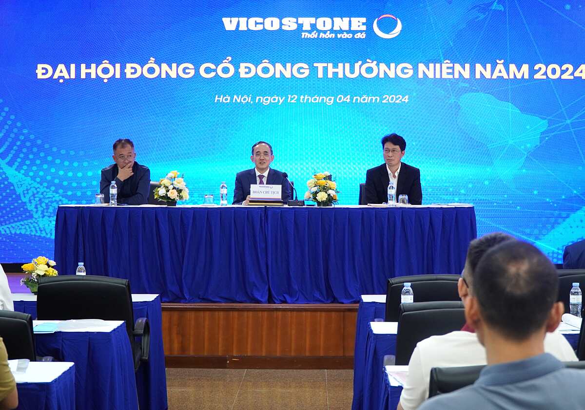 Đại hội cổ đông Vicostone: Kế hoạch 2024 thận trọng, hướng tới mục tiêu kinh doanh bền vững