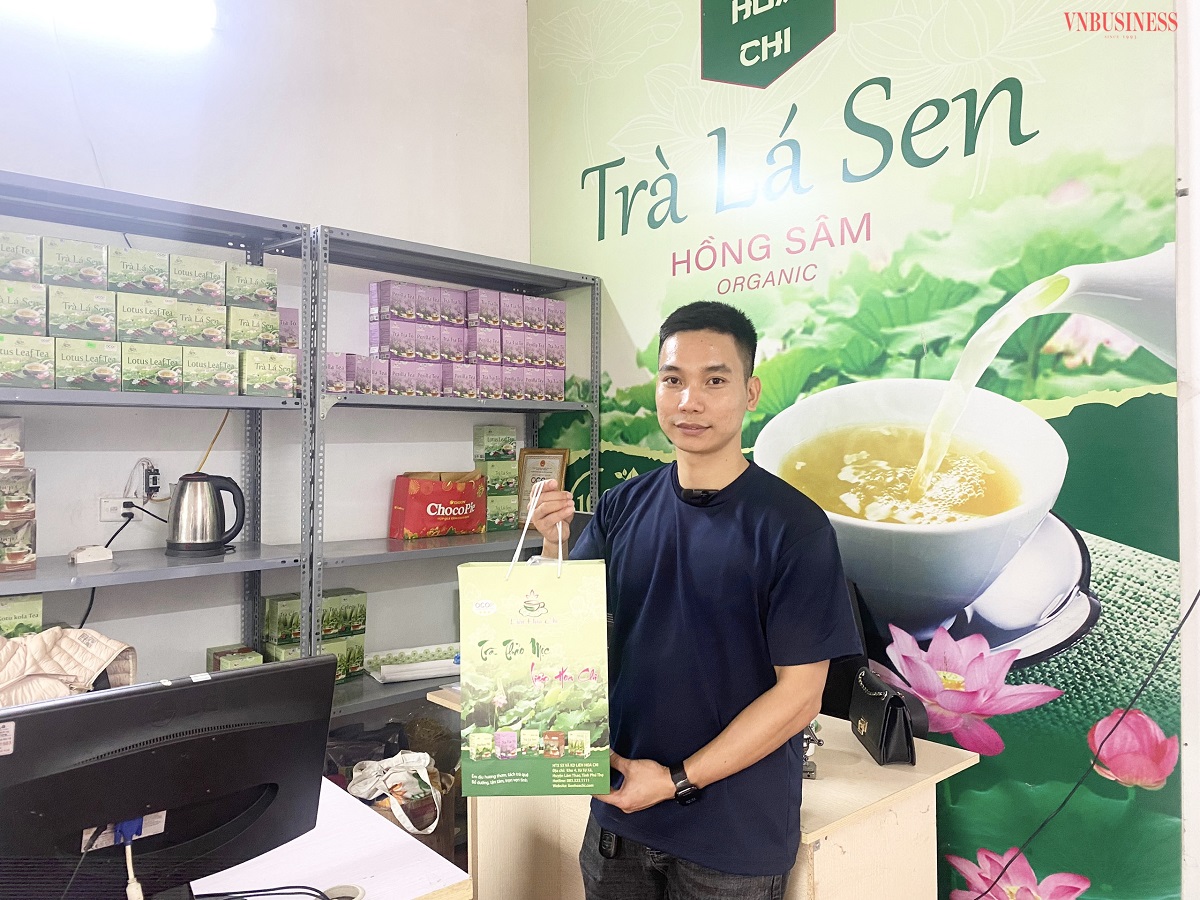 Thành công với lối đi riêng kinh doanh trà thảo mộc ở HTX Liên Hoa Chi