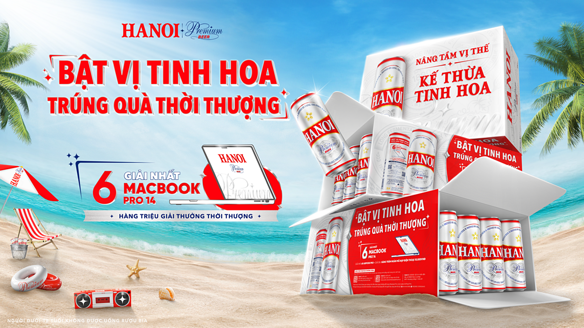 Nâng tầm trải nghiệm hè 2024 cùng Hanoi Premium với chương trình khuyến mại 