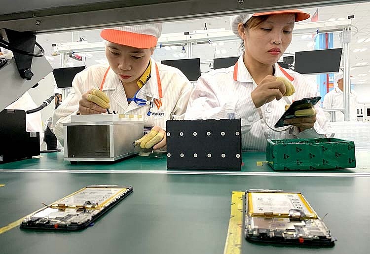 5 tháng, xuất khẩu điện thoại và linh kiện cán mốc 22,5 tỷ USD