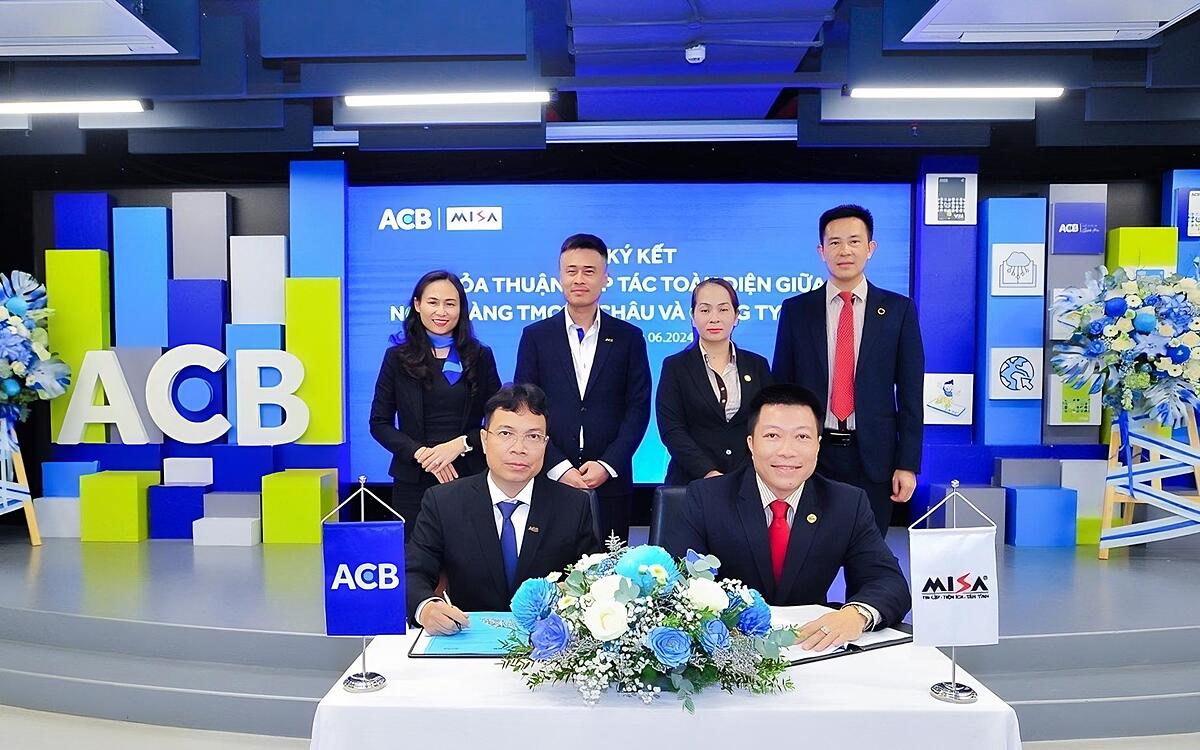ACB và Misa bắt tay nhau cùng hỗ trợ doanh nghiệp, hộ kinh doanh chuyển đổi số