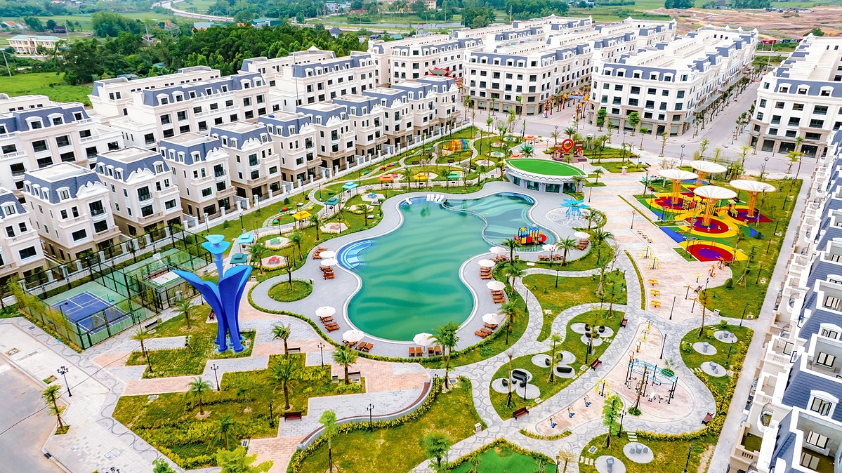 Mục sở thị bộ đôi công viên xanh đẳng cấp ngay thềm nhà của cư dân Vinhomes Golden Avenue