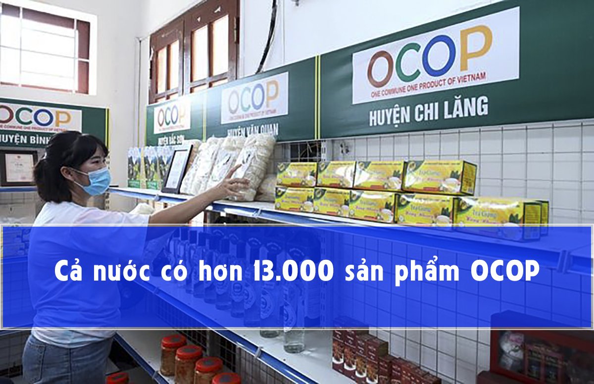 Cả nước có hơn 13.000 sản phẩm OCOP