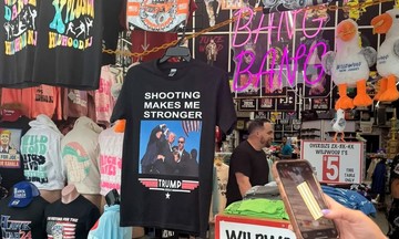 Vụ xả súng tại mít tinh của cựu tổng thống Donald Trump: Nhà bán lẻ Trung Quốc lập tức &quot;Chớp thời cơ&quot; với áo phông lưu niệm