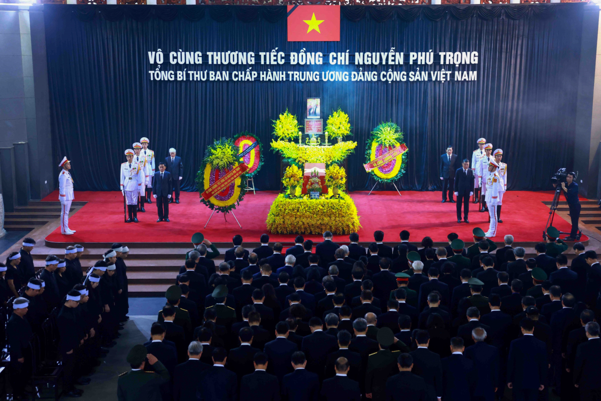 Xúc động Lễ tang Tổng Bí thư Nguyễn Phú Trọng