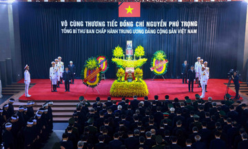 Xúc động Lễ tang Tổng Bí thư Nguyễn Phú Trọng
