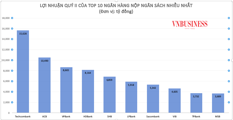 10 ngân hàng tư nhân nộp ngân sách lớn nhất đang kinh doanh ra sao?