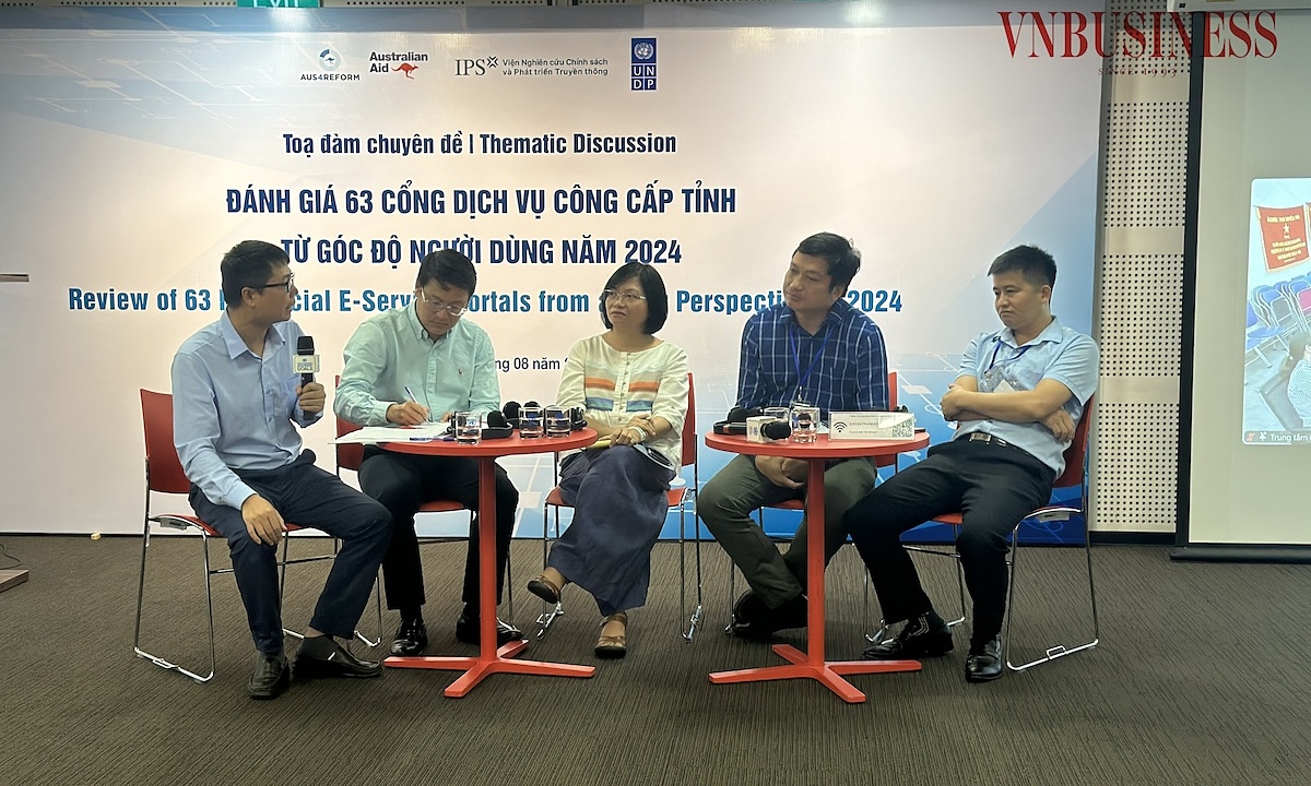 63 cổng dịch vụ công vẫn chưa đáp ứng được nhu cầu người dùng
