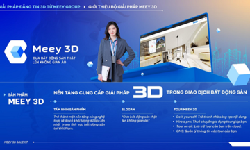 Meey 3D: Bước đột phá mới trong giao dịch bất động sản thời đại số