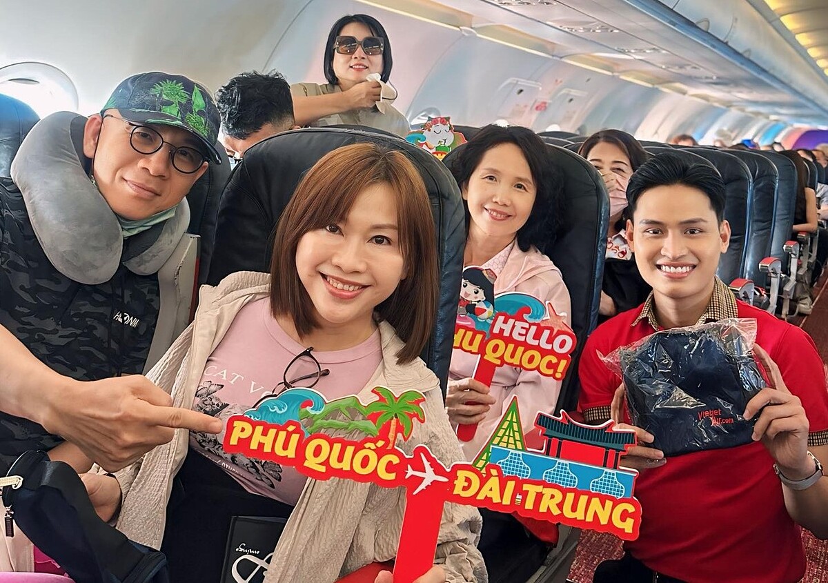 Vietjet mở đường bay nối Phú Quốc với Đài Loan