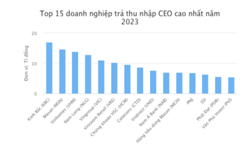 Thu nhập của CEO bất động sản &#039;áp đảo&#039; ngân hàng