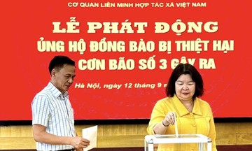 Liên minh HTX Việt Nam hỗ trợ đồng bào bị ảnh hưởng bởi cơn bão số 3