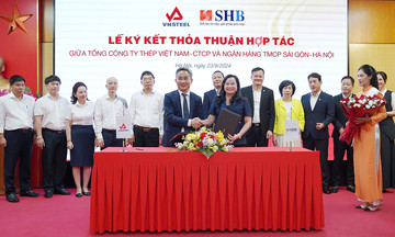 SHB ký kết hợp tác với Tổng Công ty Thép Việt Nam