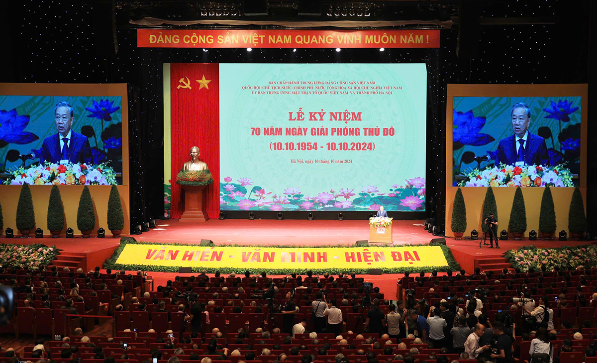 Phát triển Thủ đô Hà Nội 'Văn hiến - Văn minh - Hiện đại', thành phố kết nối toàn cầu, hội nhập sâu rộng