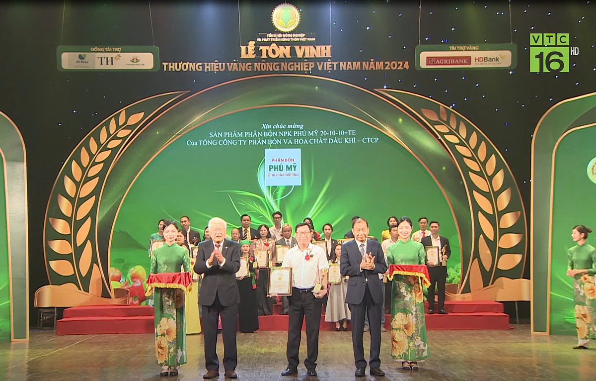 NPK Phú Mỹ 20-10-10+TE: Thương hiệu Vàng nông nghiệp Việt Nam năm 2024