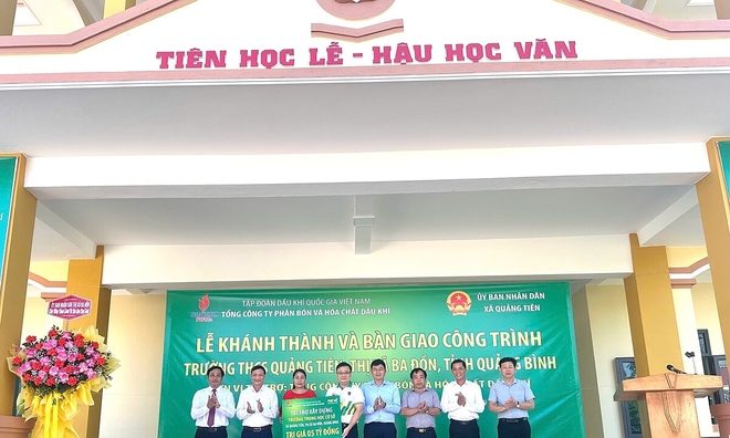 PVFCCo đồng hành cùng sự phát triển giáo dục