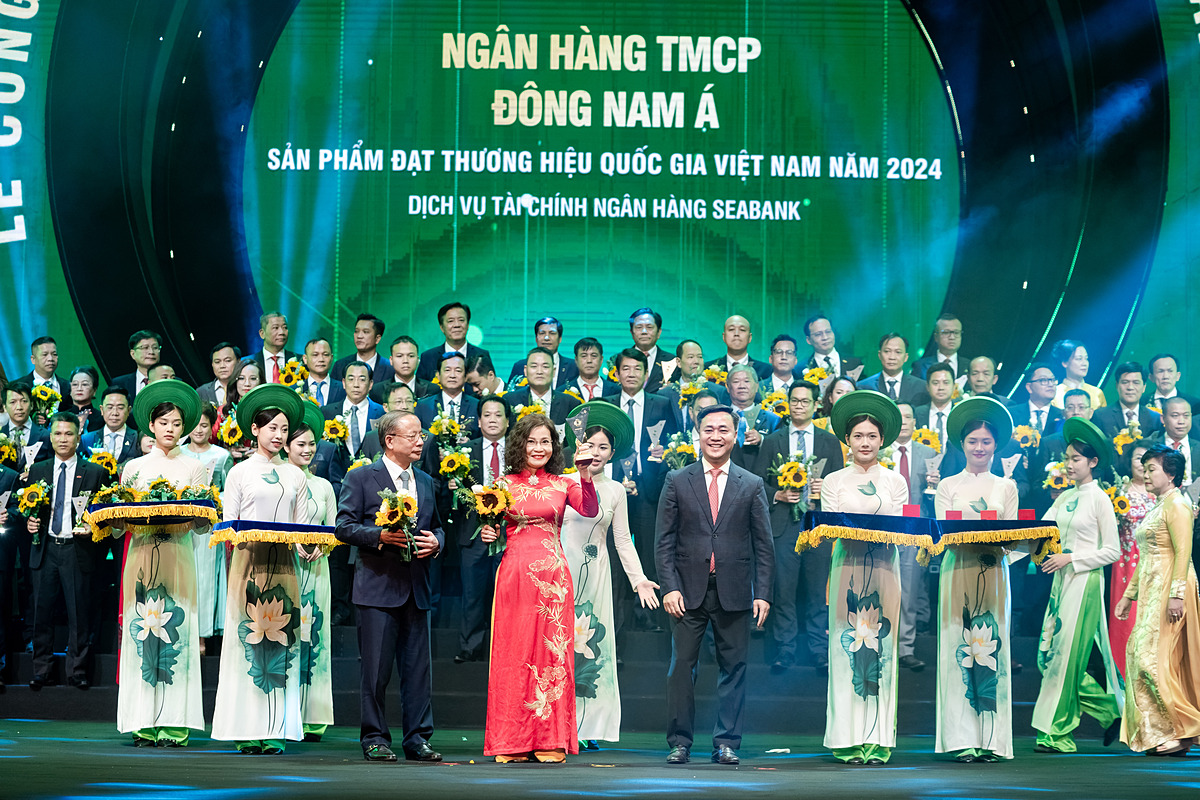 SeABank 3 lần liên tiếp được vinh danh Thương hiệu Quốc gia