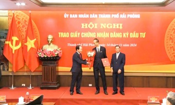 Hải phòng: Trao chứng nhận đầu tư cho 12 dự án, tổng vốn 1,8 tỷ USD