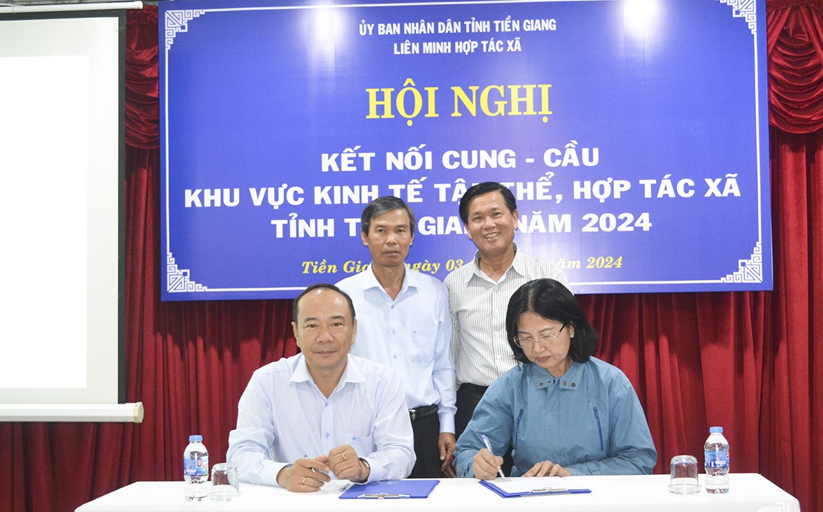 Kết nối cung cầu mở cơ hội phát triển bền vững cho HTX ở Tiền Giang