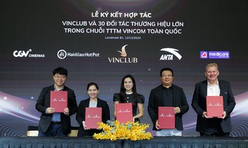 Vinclub hợp tác với hơn 30 thương hiệu hàng đầu trong hệ thống TTTTM Vincom, mở rộng đặc quyền cho khách hàng thân thiết