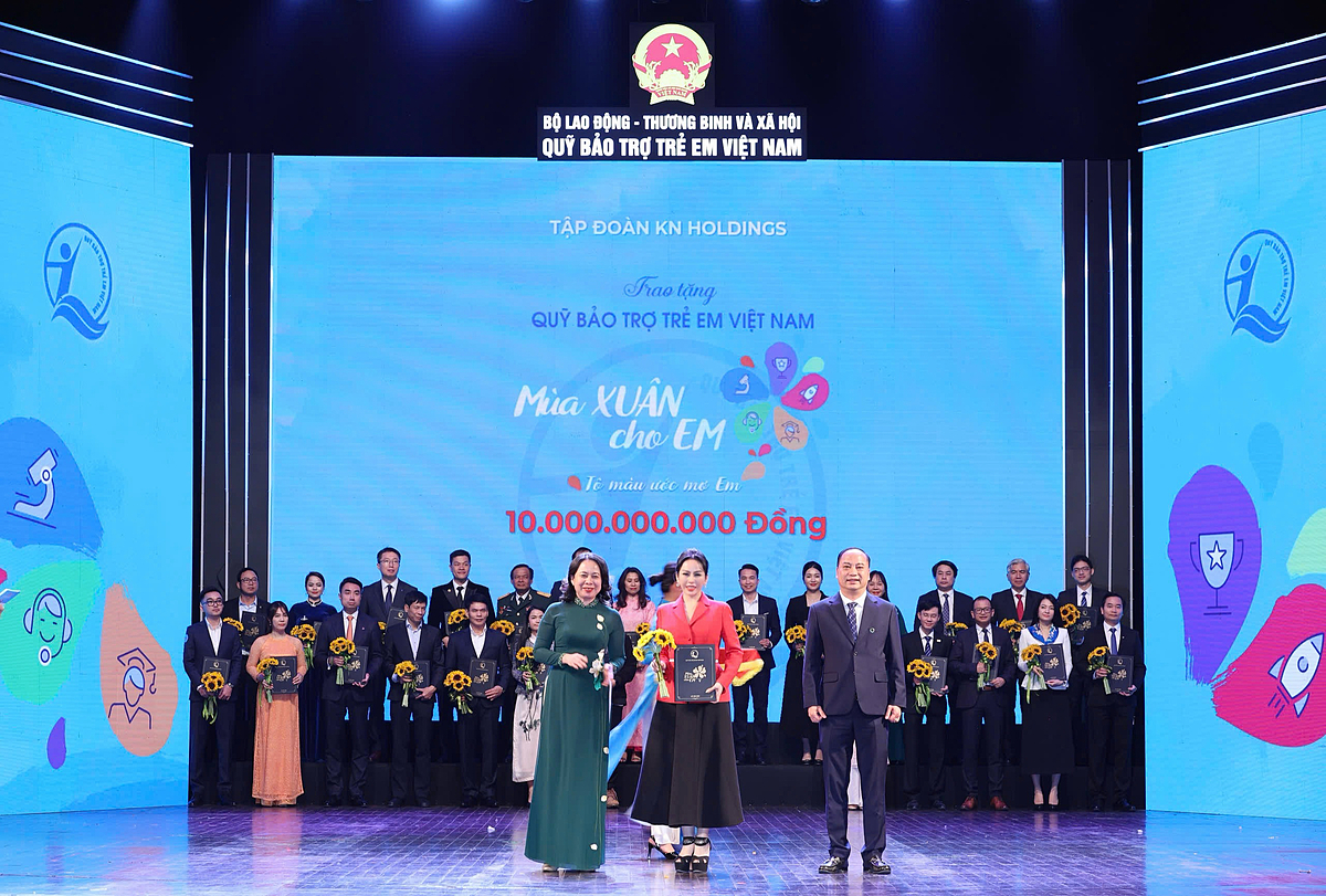 Tập đoàn KN Holdings đóng góp 10 tỷ đồng cho Chương trình 