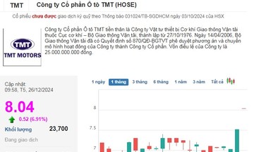 Cổ phiếu của doanh nghiệp cạnh tranh với VinFast tiếp tục tăng trần