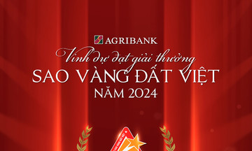 Agribank vinh dự đạt Giải thưởng Sao Vàng đất Việt năm 2024