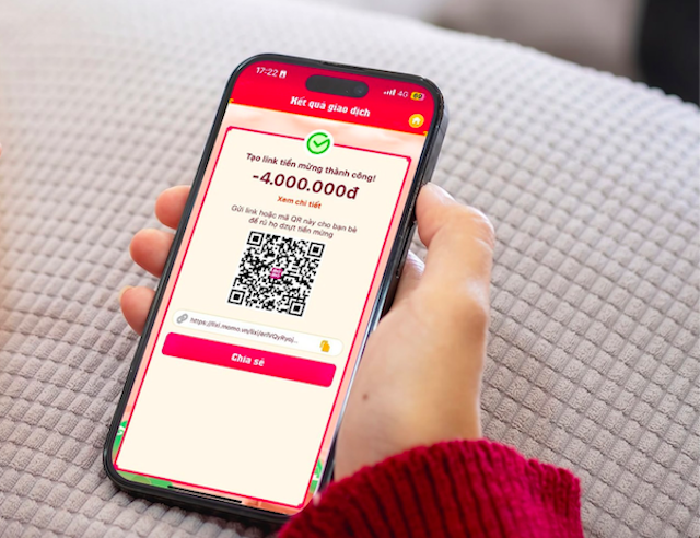 Ngân hàng, ví điện tử ‘hút’ khách lì xì online