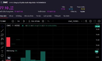 Cổ phiếu DMC tăng kịch trần, nhà đầu tư vẫn xếp hàng chờ mua