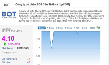 Cổ phiếu của doanh nghiệp thua lỗ quý thứ 11 liên tiếp không ngừng ‘tím’