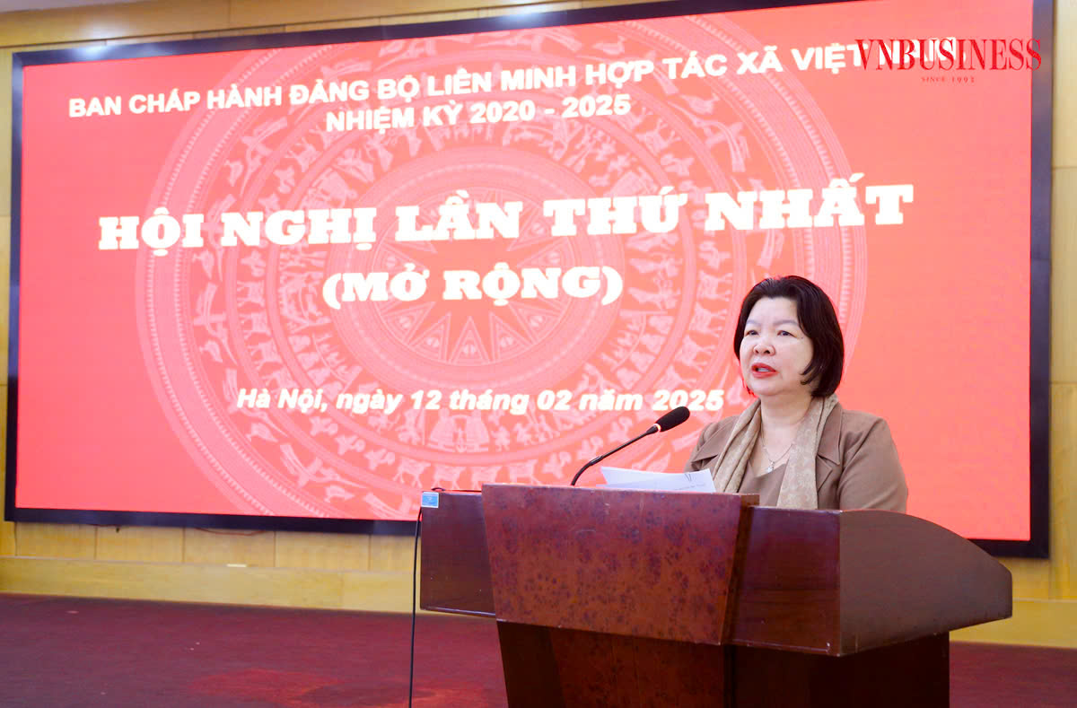 Chủ tịch Liên minh HTX Việt Nam Cao Xuân Thu Vân giữ chức Bí thư Đảng ủy Liên minh HTX Việt Nam