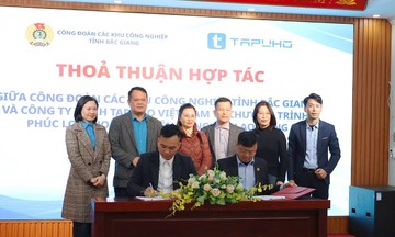 TAPUHO Việt Nam tăng cường hợp tác triển khai chương trình phúc lợi cho đoàn viên và người lao động tại tỉnh Bắc Giang