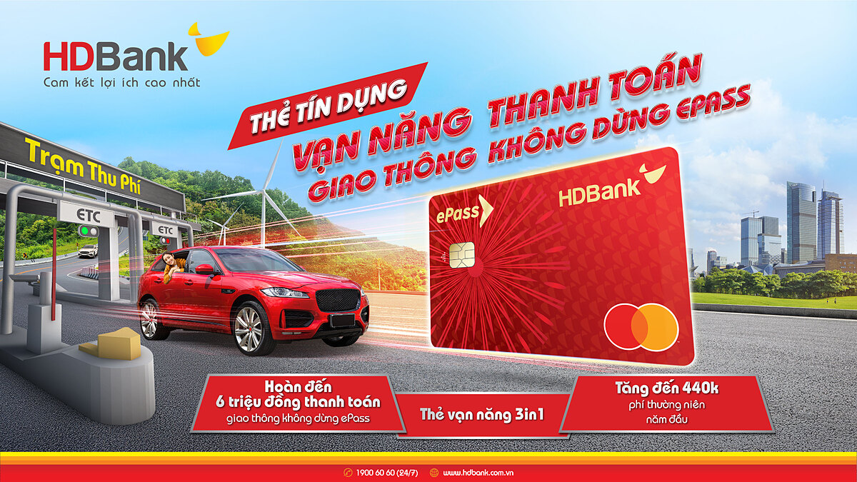Thẻ HDBank ePass 3in1 - Giải pháp tài chính tối ưu chăm sóc xế yêu