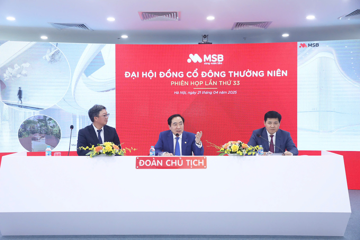 Đại hội đồng cổ đông MSB: Có 2-3 đối tác muốn mua lại công ty tài chính