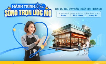 Bứt tốc kinh doanh với gói vay ưu đãi lãi suất chưa đến 4%/năm của PVcomBank