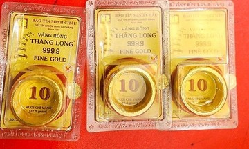 Giá vàng nhẫn và vàng miếng đảo chiều, giảm mạnh cả triệu đồng/lượng