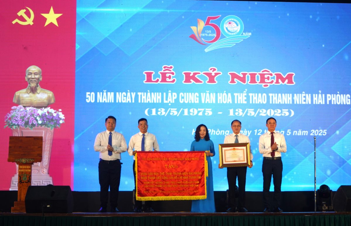 Cung Văn hóa Thể thao Thanh niên Hải Phòng kỷ niệm 50 năm ươm mầm tài năng thanh, thiếu niên