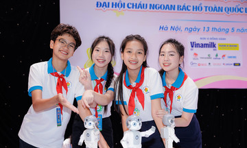 Vinamilk tiếp sức “búp măng non” viết tiếp hành trình cháu ngoan Bác Hồ đầy tự hào