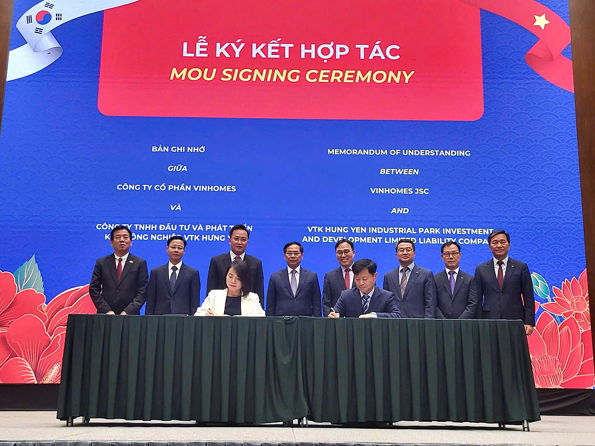 Vinhomes hợp tác chiến lược với VTK, chung tay kiến tạo cộng đồng hàn quốc chuẩn mực tại Ocean City