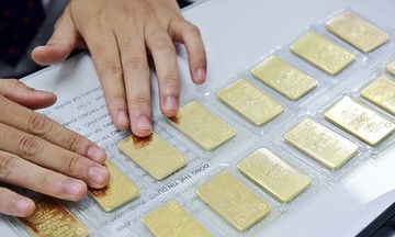 Vàng miếng PNJ tăng sốc 5,7 triệu đồng chiều bán ra
