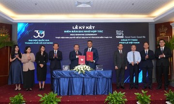 Nestlé Việt Nam bắt tay với Đại học Quốc gia TP.HCM thực thi mô hình &#039;3 nhà&#039;