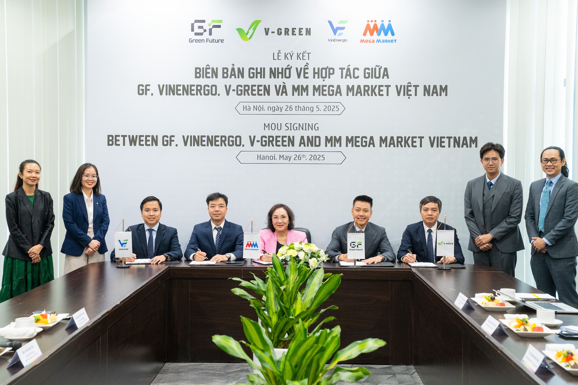 MM Mega Market 789bet hoangsa.net hợp tác chiến lược với Vinenergo, Green Future và V-Green vì tương lai xanh bền vững